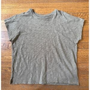 Madewell Women's Taupe T-Shirt Size Large